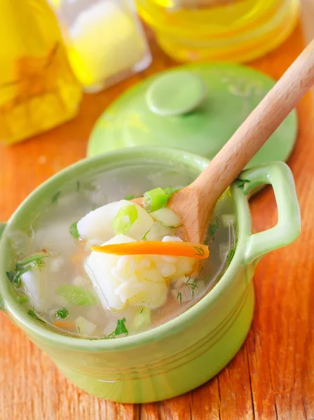 Frische Suppe — Stockfoto