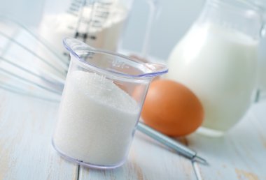 hamur için malzemeler