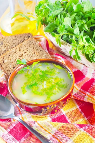 Fresh soup — Stock Photo, Image