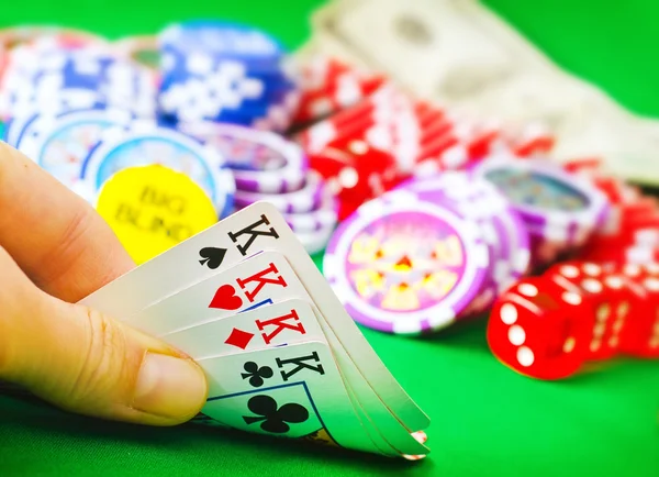 Kaart voor poker — Stockfoto