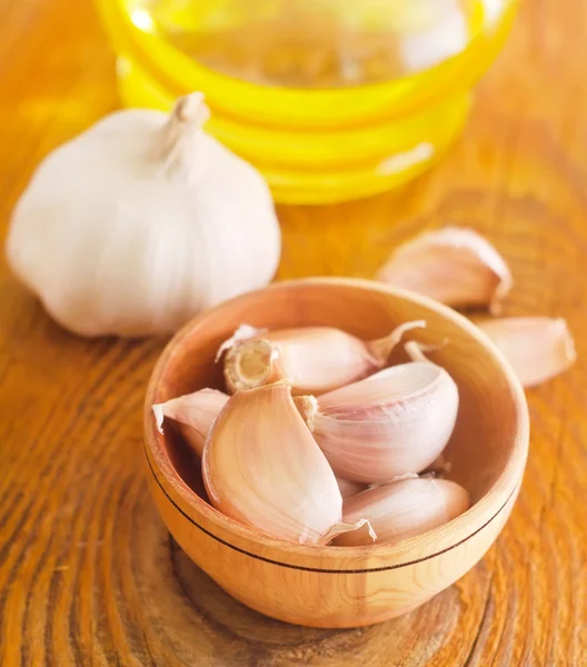 The garlic — Stock Photo, Image