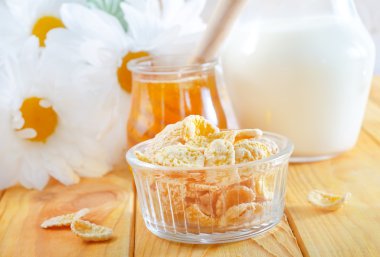 Bal ile Mısır gevreği