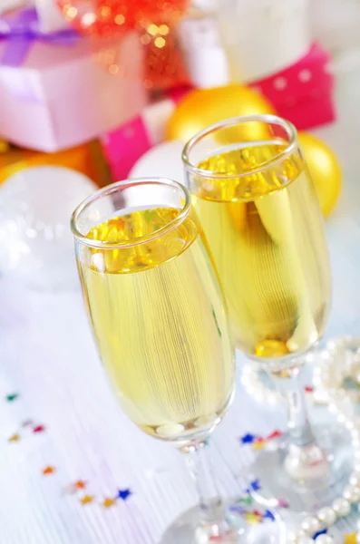 Champagne flöjter — Stockfoto