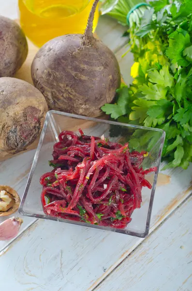 Salad with beet — Stock Photo, Image