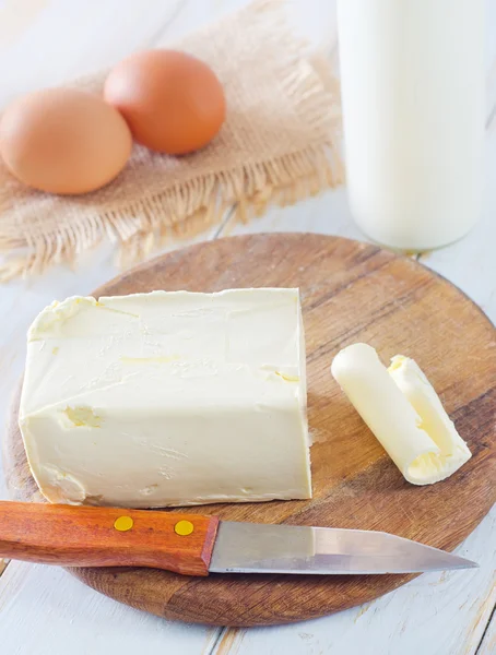 Margarine on the board — Stock Photo, Image