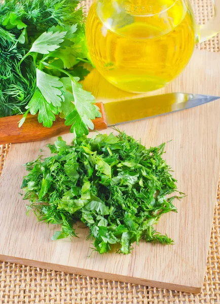 Fresh greens — Stock Photo, Image