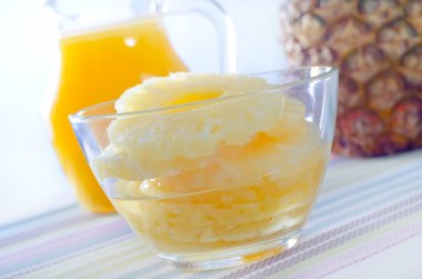 ananas ve meyve suyu