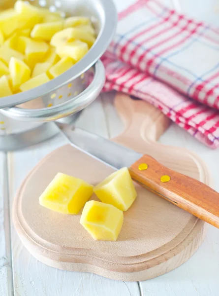 Batatas fatiadas — Fotografia de Stock