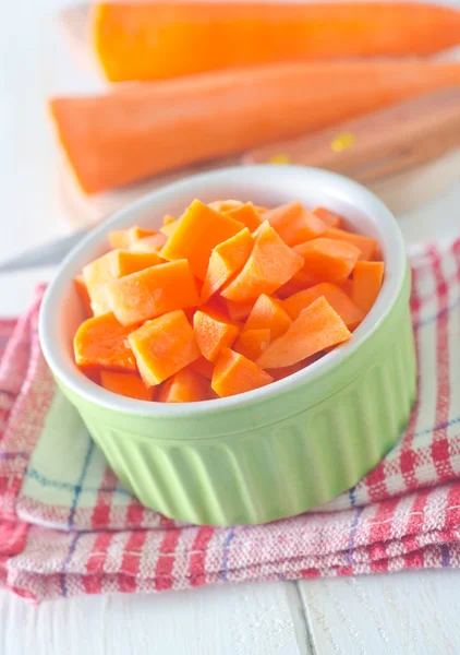 Нарізані моркву — стокове фото