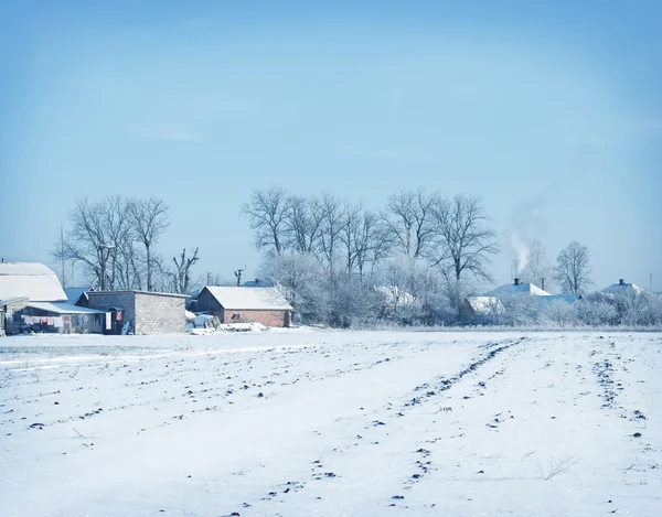 Paisagem inverno — Fotografia de Stock