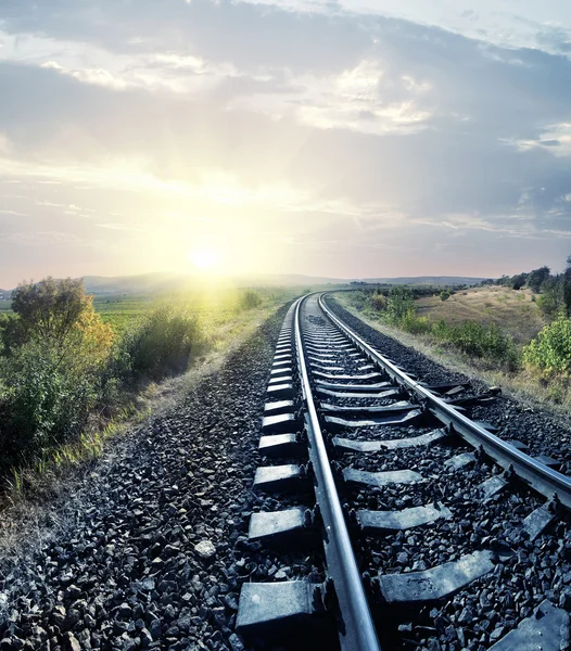 Ferrocarriles — Foto de Stock