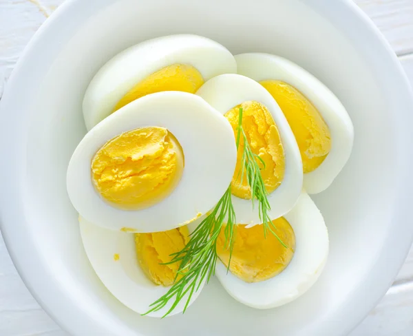 Boiled eggs — Stock Photo, Image