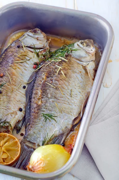 Pesce al forno — Foto Stock