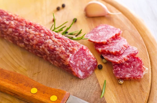 Salami — Stock Photo, Image