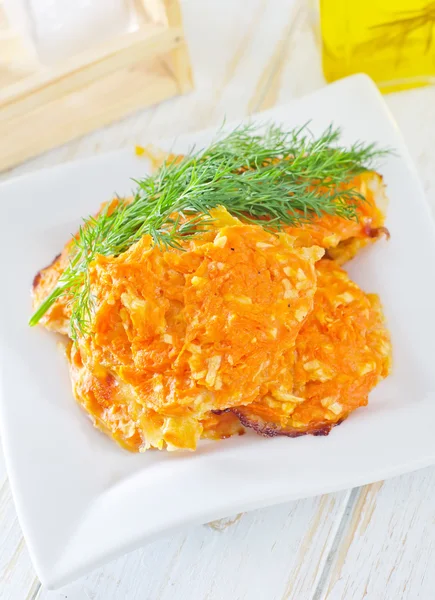 Pumpkin pancakes — Stock Photo, Image