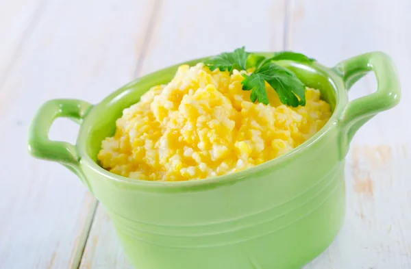Corn porridge — Stock Photo, Image