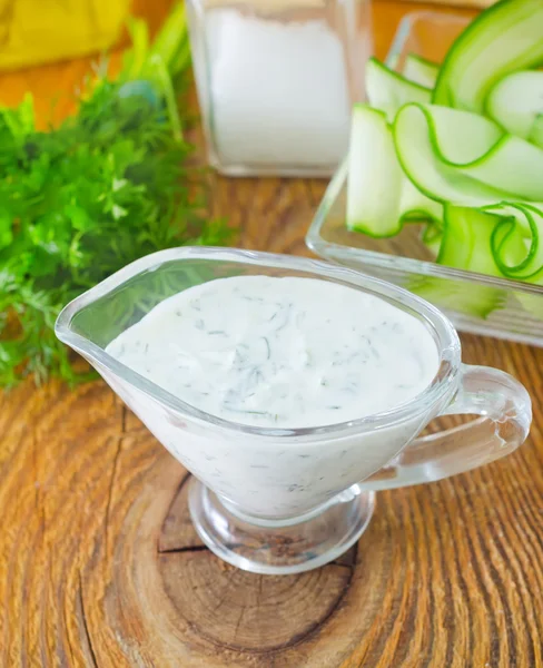 White sauce — Stock Photo, Image