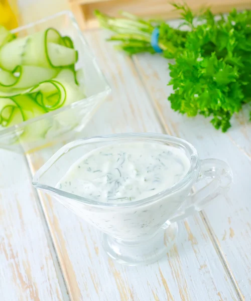 Salsa blanca — Foto de Stock