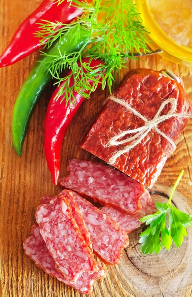 Salami — Stockfoto