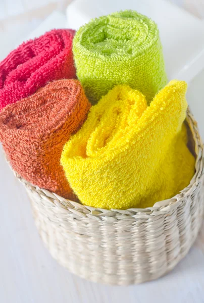 Color towels — Stock Photo, Image
