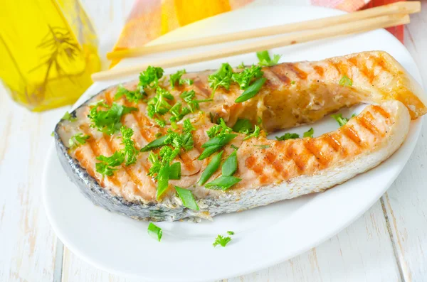 Gebratener Fisch — Stockfoto