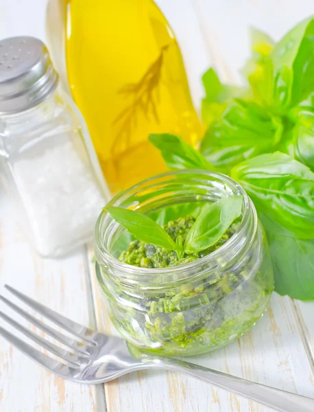 Hemmagjord pesto — Stockfoto