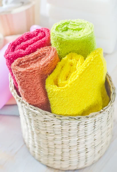 Color towels — Stock Photo, Image