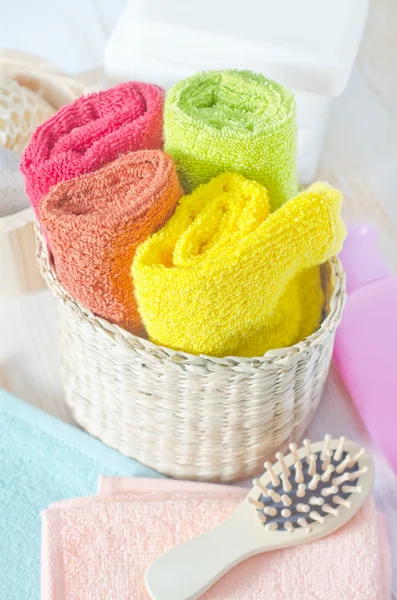 Color towels — Stock Photo, Image