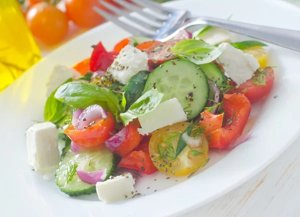 Greek salad — Stock Photo, Image