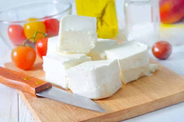 Ingredient for greek salad — Stock Photo, Image