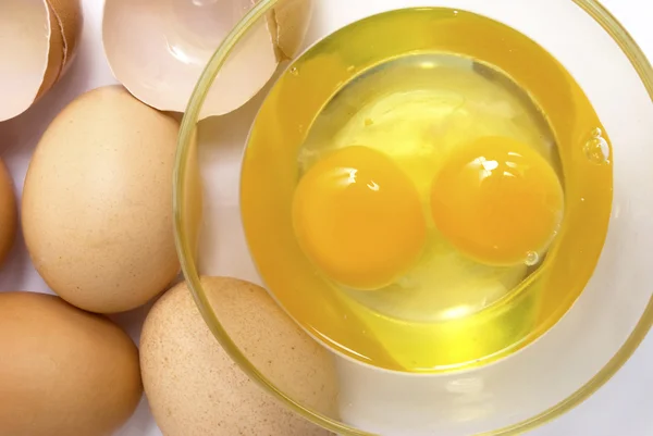 Raw eggs — Stock Photo, Image