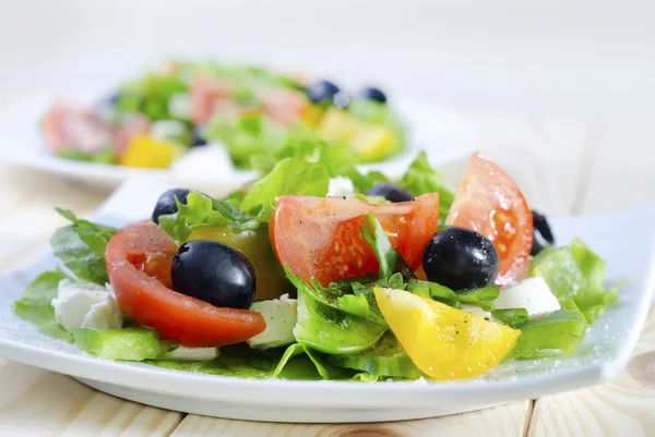 Griechischer Salat — Stockfoto