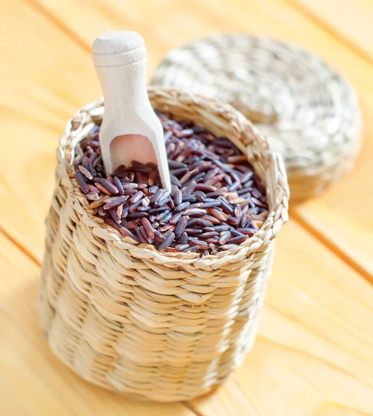 Black rice — Stock Photo, Image