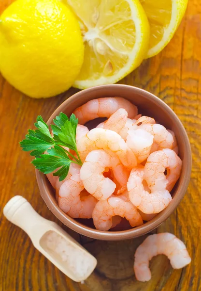 Boiled shrimps — Stock Photo, Image