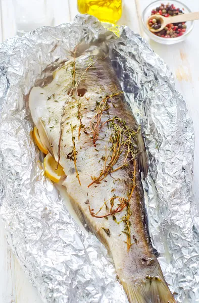 Pesce al forno — Foto Stock