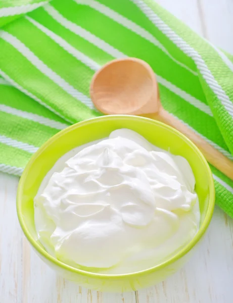 Sour cream — Stock Photo, Image