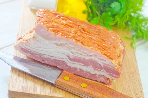 Geräucherter Speck — Stockfoto