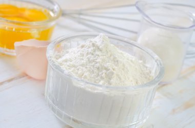 hamur için malzemeler