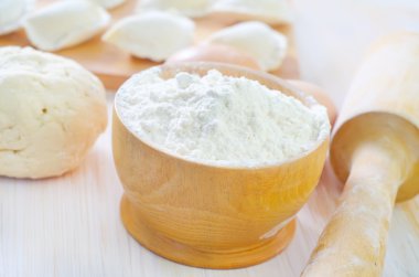 hamur ve hamur tatlısı için malzemeler