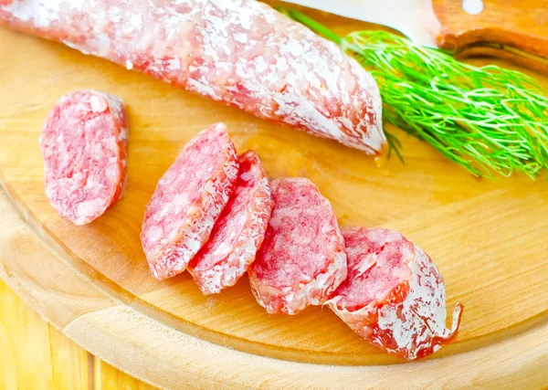 Salami — Stock Photo, Image