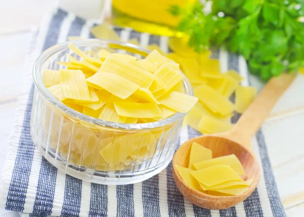 Pasta cruda — Foto Stock