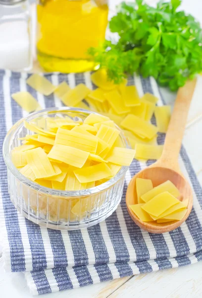 Pasta cruda — Foto Stock