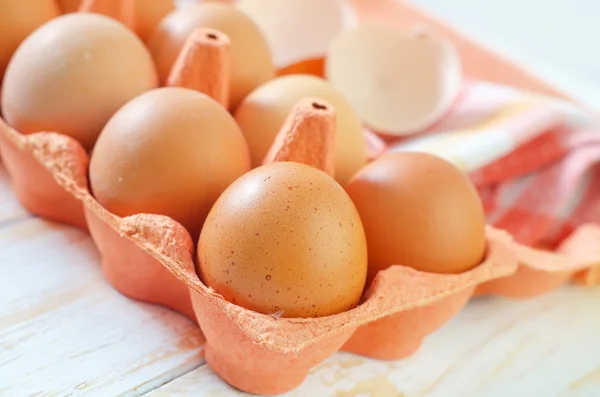 Raw eggs Stock Picture