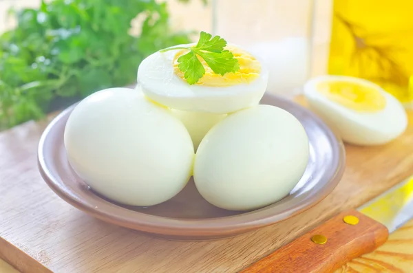 Boiled eggs — Stock Photo, Image