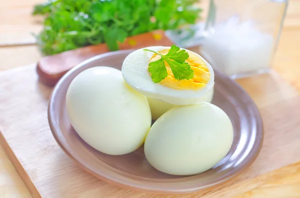 Boiled eggs — Stock Photo, Image