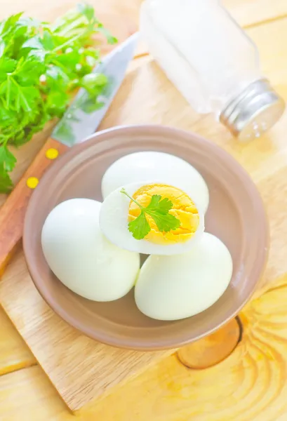 Gekookte eieren — Stockfoto