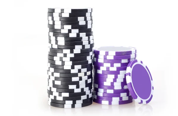 Chips für Poker — Stockfoto