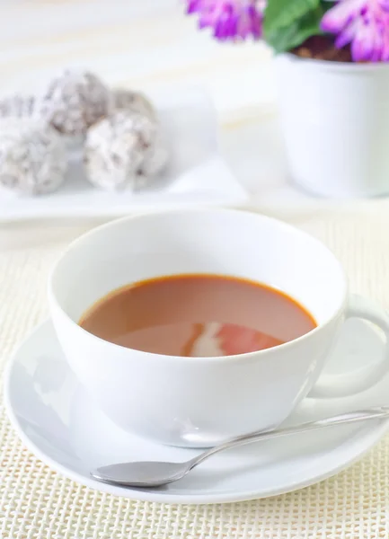 Cocoa with candy — Stock Photo, Image