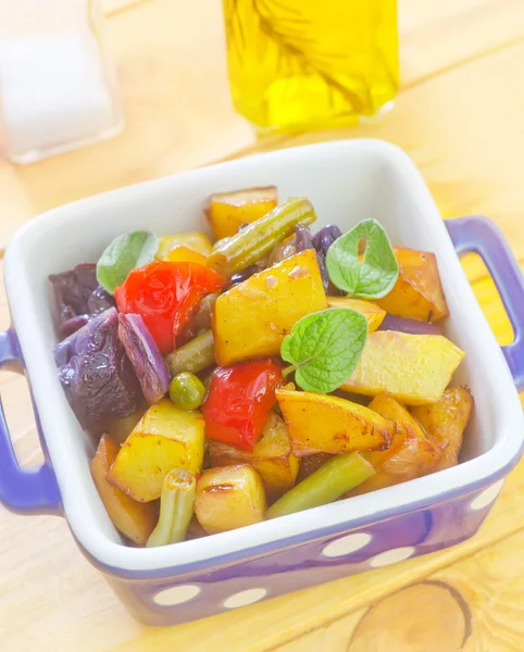 Baked vegetables — Stock Photo, Image