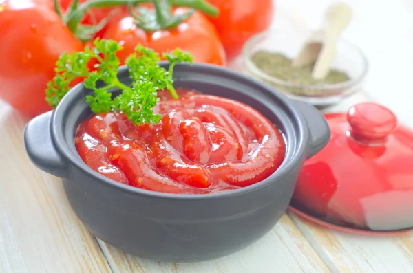 Tomatensaus — Stockfoto